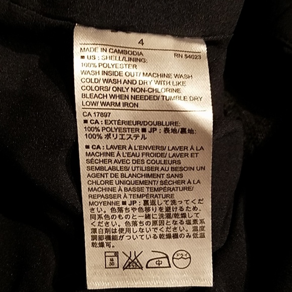 Banana Republic Navy Blue Pleated Skirt Sz 4 - Picture 5 of 6